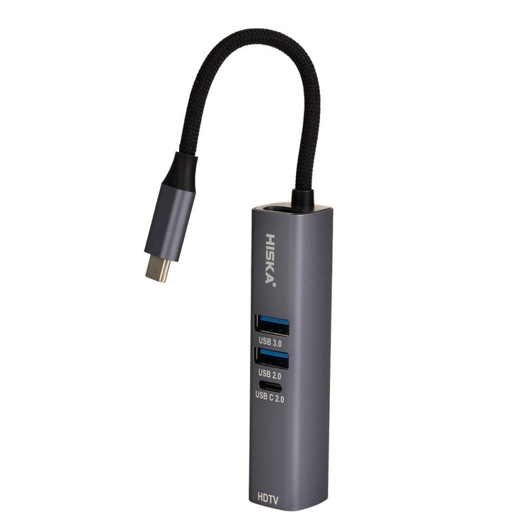 هاب 7 پورت USB-C هیسکا مدل HR-53