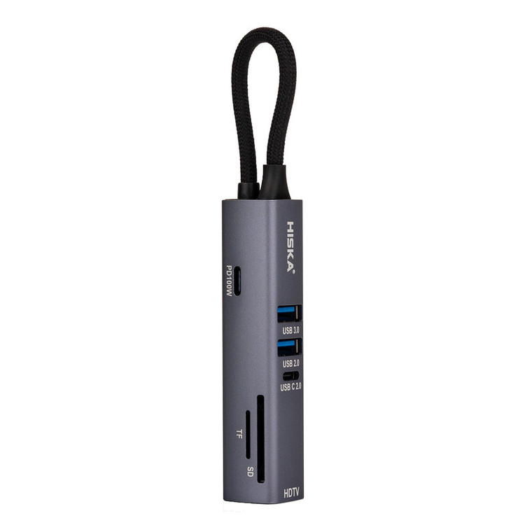 هاب 7 پورت USB-C هیسکا مدل HR-53