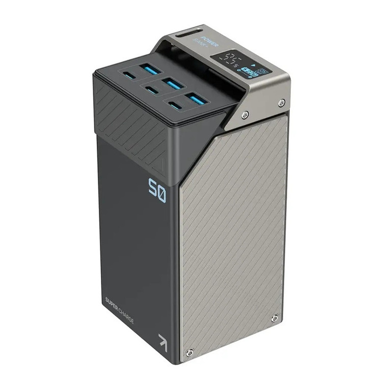 پاوربانک 65W پاورولوژی مدل PPBCHA68 ظرفیت 50000 میلی آمپر ساعت