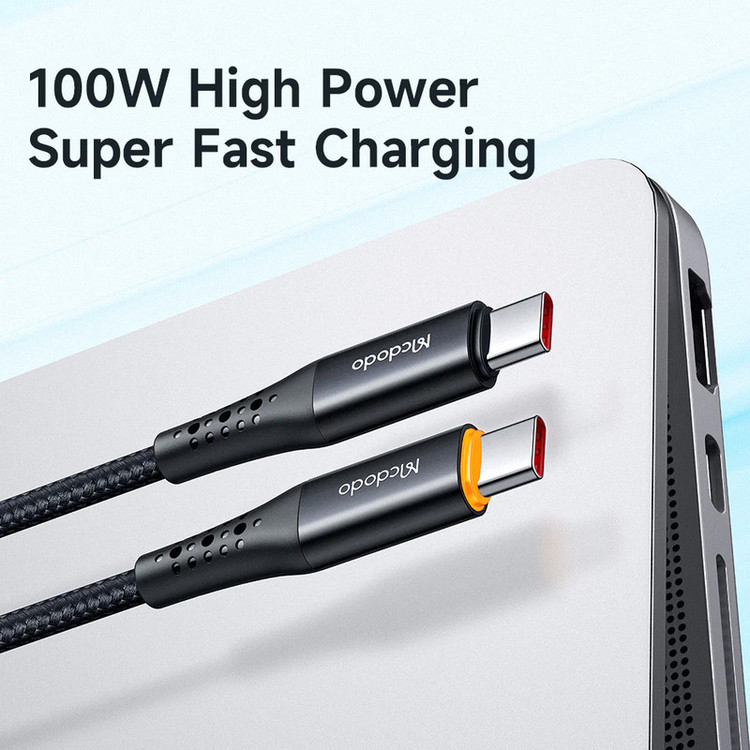 کابل تایپ سی 100W مک دودو مدل CA-3460 طول 1.2 متر