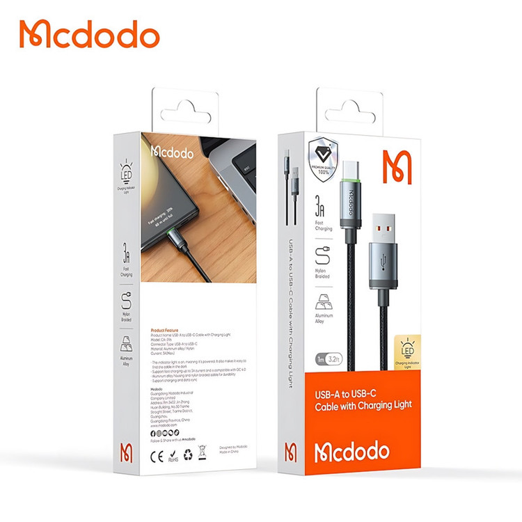 کابل تبدیل تایپ سی مک دودو مدل CA-396 طول 1 متر