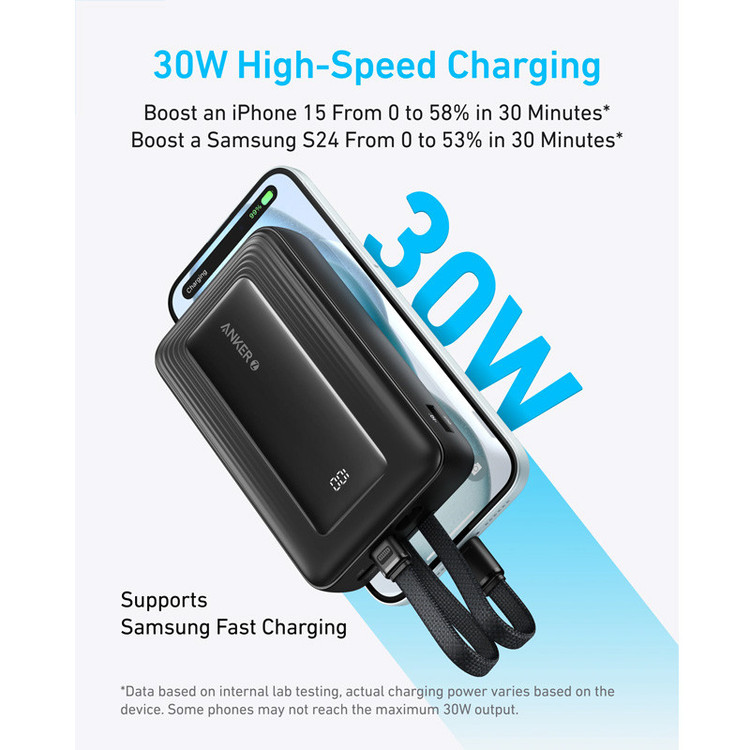 پاوربانک 30W انکر مدل A1681 ظرفیت 20000 میلی آمپر ساعت