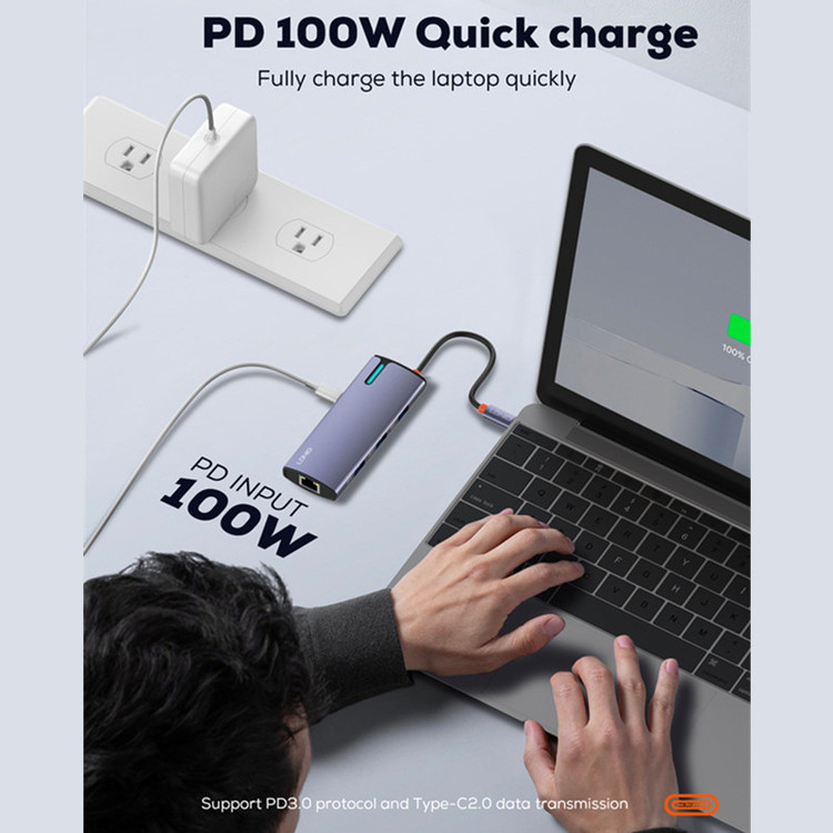 هاب 6 پورت USB-C الدینیو مدل DS-16U