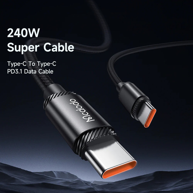کابل تایپ سی 240W مک دودو مدل CA-3681 طول 2 متر